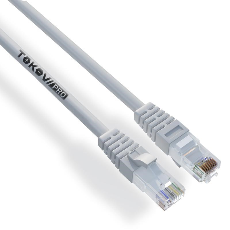 Патч-корд кат.5Е U/UTP 24 AWG PVC 3м TOKOV PRO TOKOV Eletrcic TKP-PC06-5EU-CUPVC-3M