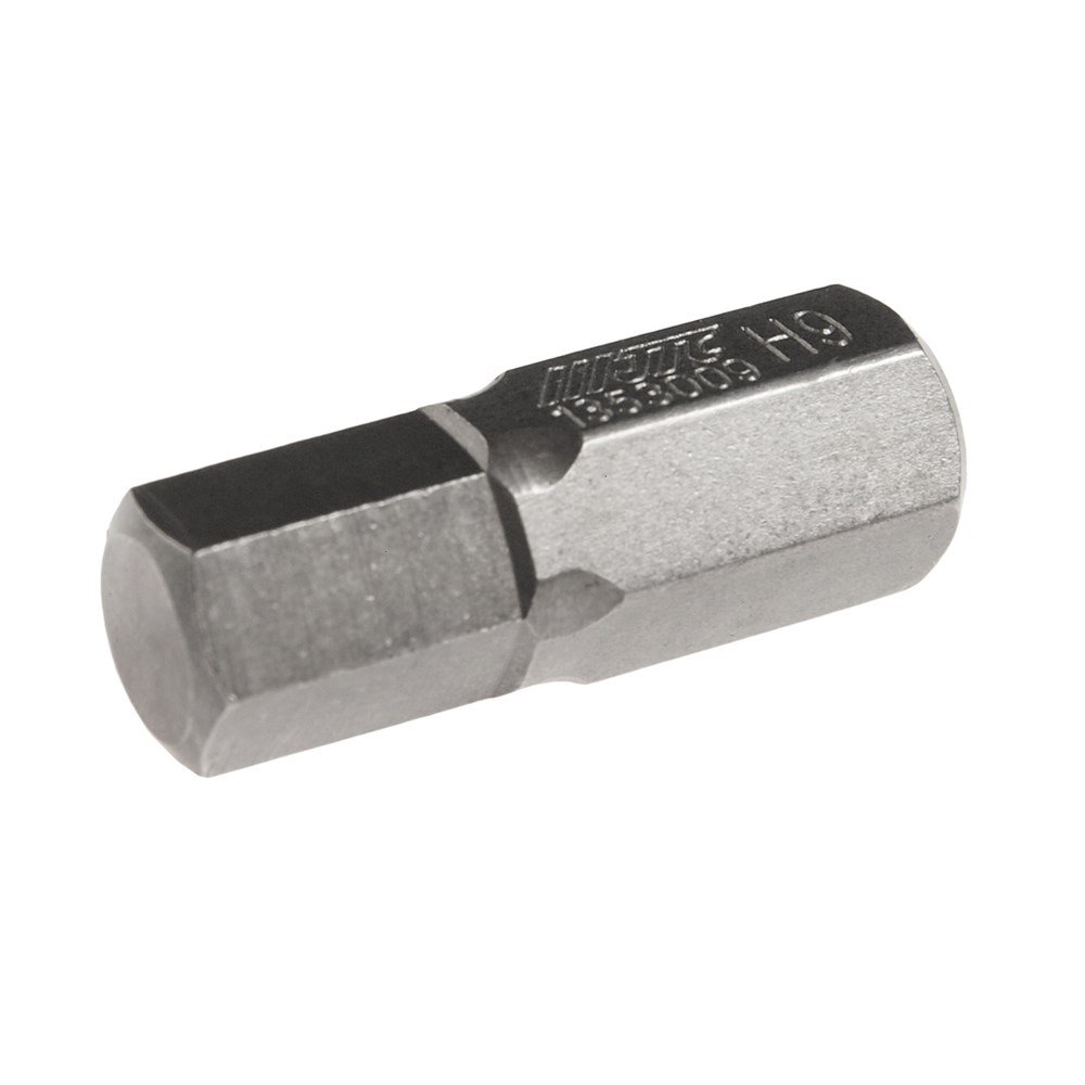 JTC-1353009 - Бита HEX H9х30мм 10мм 6-ти гранная S2 JTC - 
Размер: 9 х 30 мм.
Длина насадки: 10 мм 6-гранная.
Материал: S2 сталь.