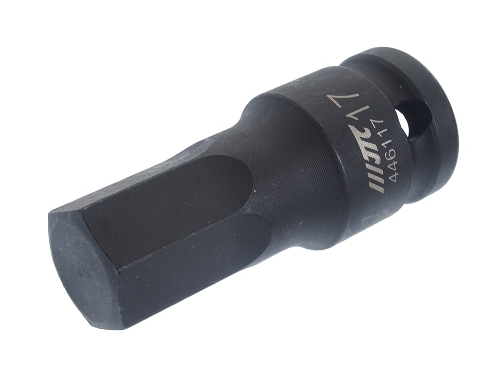 JTC-446117 - Бита-головка 1/2&quot; HEX H17х25мм ударная L=60мм JTC - 
Материал: SNCM 8660, под ключ 1/2&quot;.
Тип: H-17.
Диаметр: 25 мм.
Длина: 60 мм.