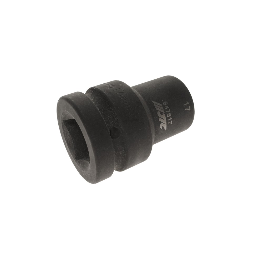 JTC-847617 - Головка торцевая 1&quot; 17мм 4-х гранная ударная (квадрат) L=76мм JTC - 
4 грани, метрический размер.
Длина: 76 мм.
Размер: 1&quot;х17 мм.