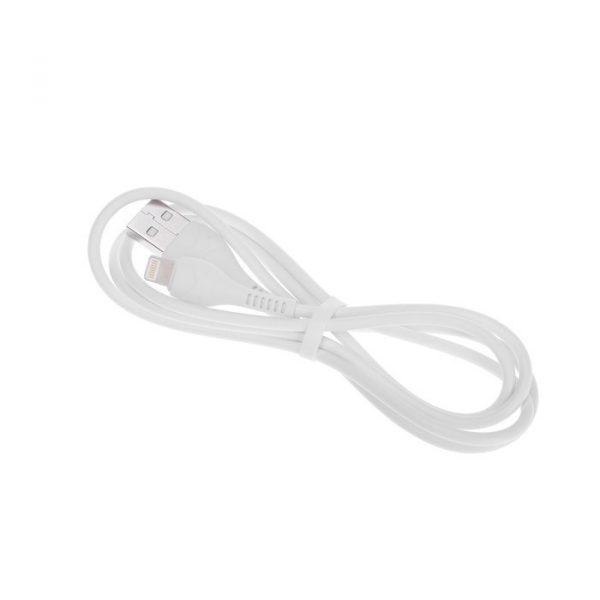 Кабель Hoco X37, Lightning - USB, 2.4 А, 1 м, PVC оплетка, белый — изображение 3