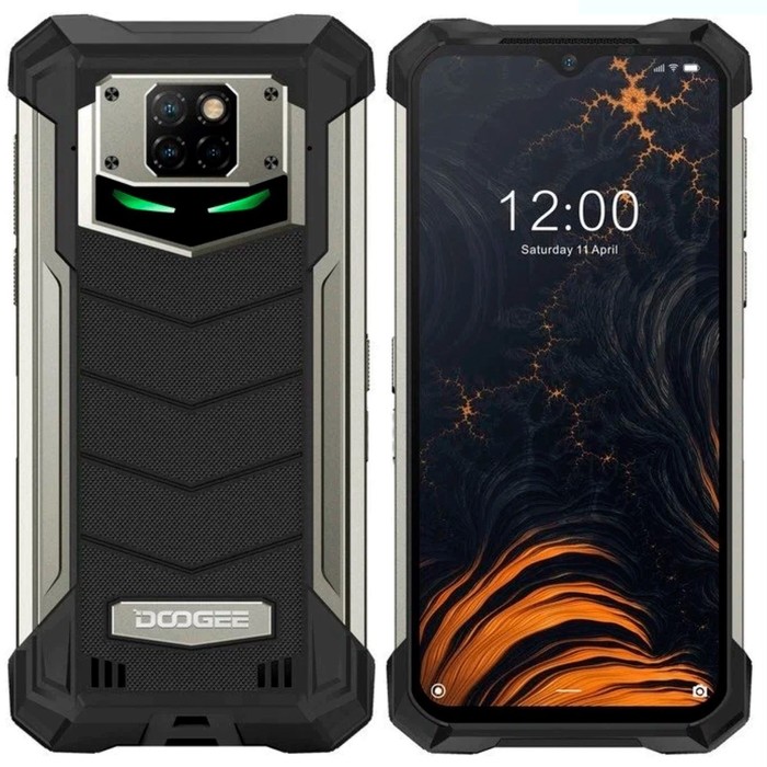 Смартфон Doogee S88 Plus, 6.3&quot;, 8 Гб, 128 Гб, 48 Мп, 16 Мп, 2 sim, LTE, 10000 мАч, черный