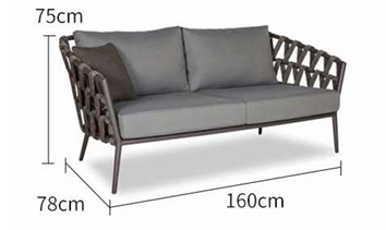 Современный минималистичный уличный диван ComfortA