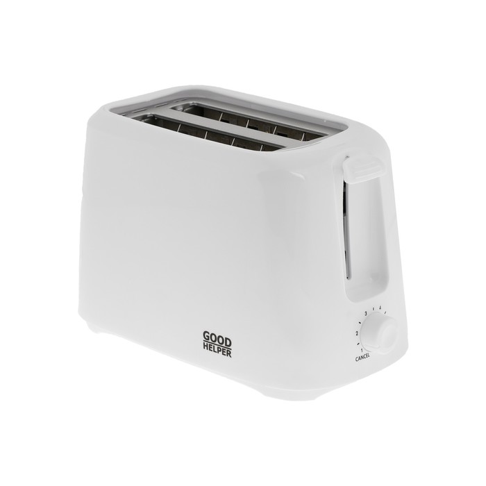 Тостер GOODHELPER ET-103, 750 Вт, 6 режимов, 2 тоста, белый