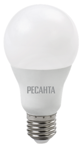 Лампа светодиодная РЕСАНТА LL-R-A65-15W-230-4K-E27