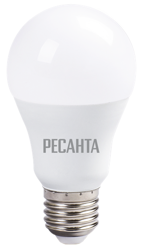 Лампа светодиодная РЕСАНТА LL-R-A60-13W-230-4K-E27