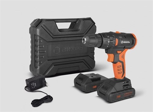 16595264_big Дрель-шуруповерт аккумуляторная Вихрь ДА-18Л-2К/Б (бесщеточный двигатель) — изображение 15