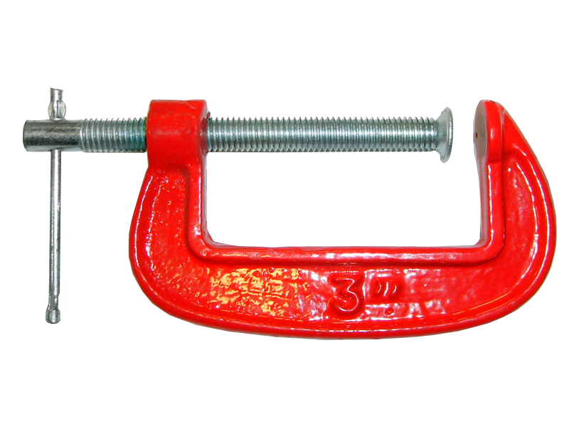 Струбцина G-образная 6&quot; красная стальная SKRAB 25246