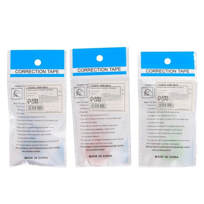 16852243_big Корректор-лента 5 м х 5 мм, корпус МИКС — изображение 4