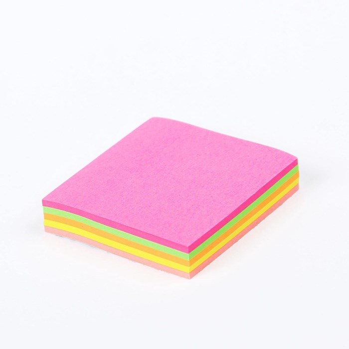 16855288_big Блок с липким краем Calligrata, 51 x 51 мм, 100 листов, 5 цветов, МИКС — изображение 4