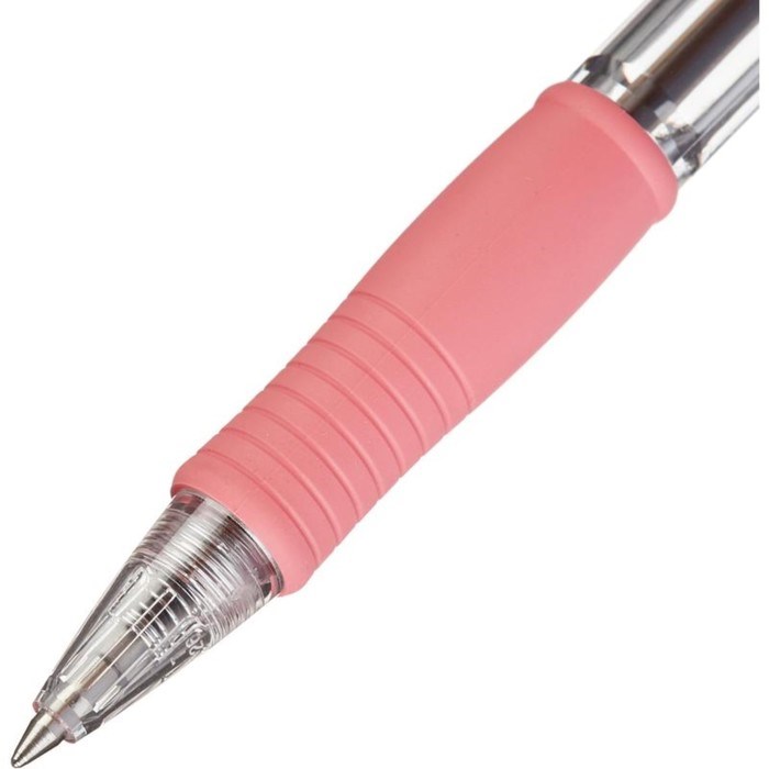 16855647_big Ручка шариковая автоматическая PILOT Super Grip, резиновый упор, 0.7 мм, масляная основа, стержень синий, корпус розовый — изображение 4