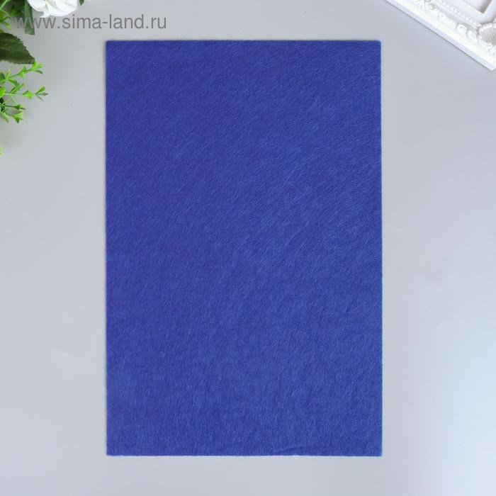 16863327_big Фетр жесткий 1 мм "Синий" МИКС набор 10 листов формат А4 — изображение 2