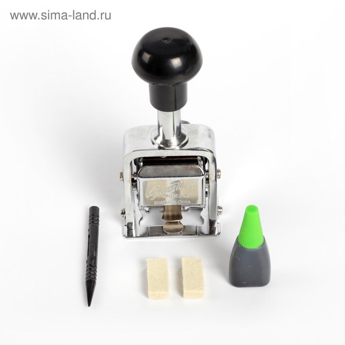 16863811_big Нумератор 6 разрядный, металлический, автоматический — изображение 3