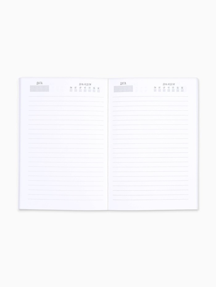 16864406_big Ежедневник в мягкой обложке А5, 80 л. «Будь как кот» — изображение 4