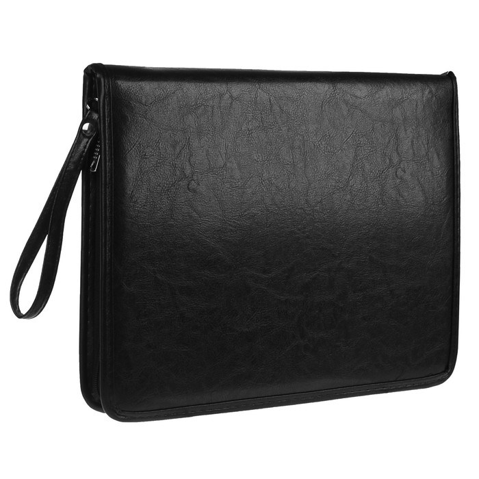 16868406_big Пaпка деловая, искусственная кожа, 360 х 260 х 30 мм, 6Д041 "Люкс", чёрная (ручка-петля) — изображение 2
