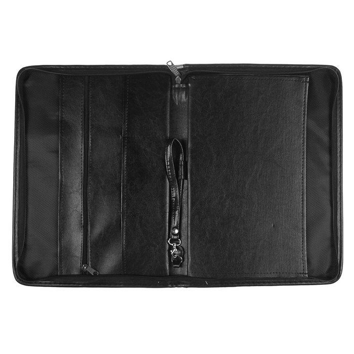 16868408_big Пaпка деловая, искусственная кожа, 360 х 260 х 30 мм, 6Д041 "Люкс", чёрная (ручка-петля) — изображение 4