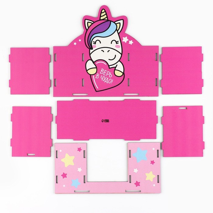 16875974_big Органайзер для канцтоваров "Верь в чудо!" единорог — изображение 9