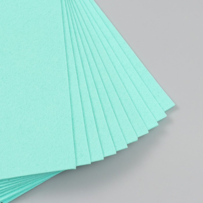 16881921_big Фетр жесткий 2 мм "Зелёные джунгли" набор 10 листов формат А4 — изображение 3