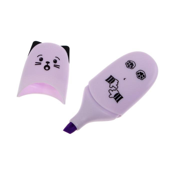 16883731_big Набор маркеров текстовыделителей 4 цвета Pastel , 5,0 мм, deVENTE Kitty (пастельные цвета), мини-корпус с АНТИБАКТЕРИАЛЬНЫМ покрытием, в пластиковой упаковке — изображение 3