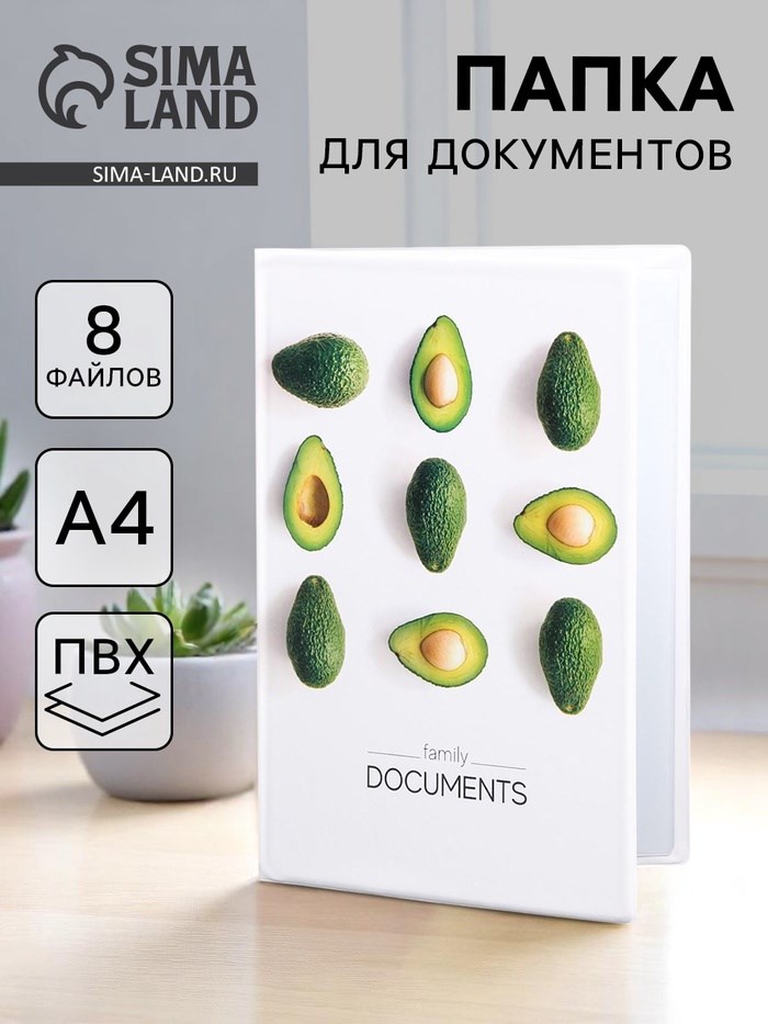 Папка для семейных документов «Docs», 8 файлов А4
