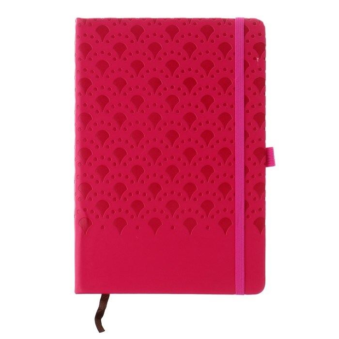 16889545_big Ежедневник недатированный А5, 100 листов в клетку, на резинке, обложка кожзам, МИКС — изображение 4