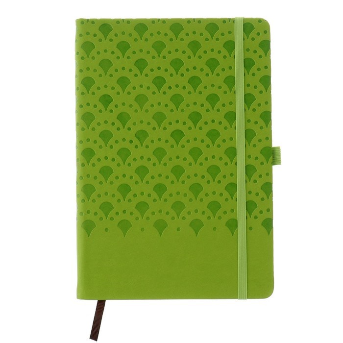 16889547_big Ежедневник недатированный А5, 100 листов в клетку, на резинке, обложка кожзам, МИКС — изображение 6