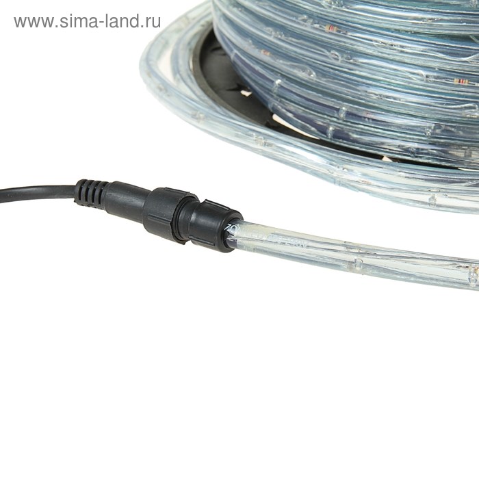 16952609_big Световой шнур Luazon Lighting 11 мм, IP65, 100 м, 24 LED/м, 220 В, 2W, постоянное свечение, свечение красное — изображение 3