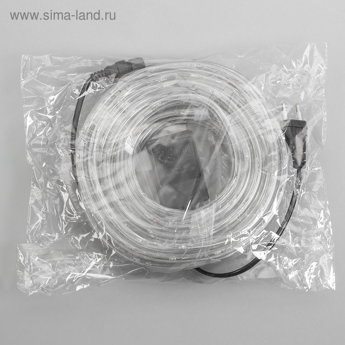 16953977_big Световой шнур Luazon Lighting 10 мм, IP65, 5 м, 24 LED/м, 220 В, 8 режимов, свечение зелёное — изображение 9