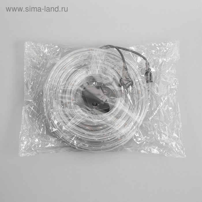 16954074_big Световой шнур Luazon Lighting 10 мм, IP65, 20 м, 24 LED/м, 220 В, 8 режимов, свечение красное — изображение 9