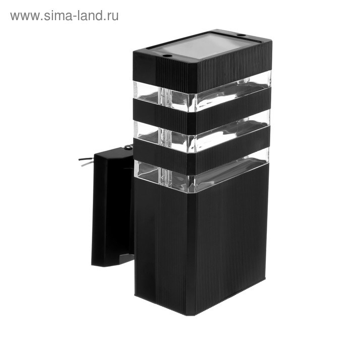 Светильник настенный Luazon Lighting 1хE27х60 Вт &quot;Стиль&quot;, пластик, вверх, черный