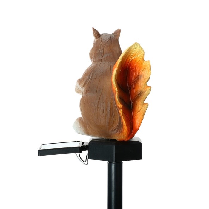 16974904_big Садовый светильник на солнечной батарее «Белочка с орешком», 41 см, 1 LED, свечение тёплое белое — изображение 5