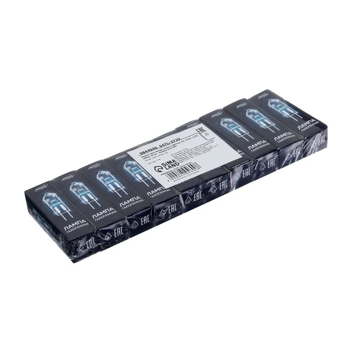 17007659_big Лампа галогенная Luazon Lighting, G4, 10 Вт, 12 В, набор 10 шт. — изображение 2