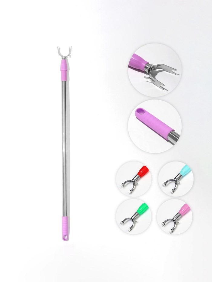 17039494_big Съёмник для съема одежды, раздвижной L=85-155 см, цвет МИКС — изображение 2