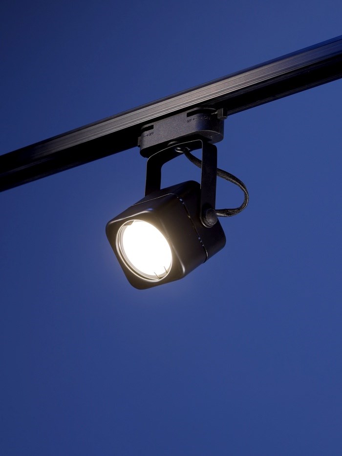 Трековый светильник Luazon Lighting под лампу Gu10, квадратный, корпус черный