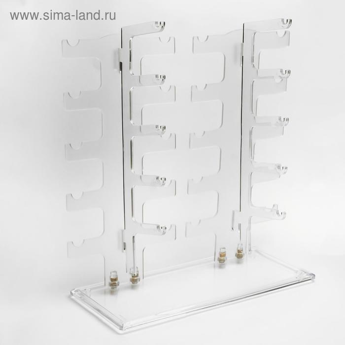 17042571_big Подставка под очки 10 мест, 32×13×31 см, настольная, цвет прозрачный — изображение 2