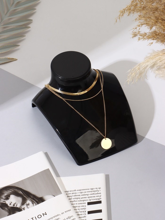 17044903_big Бюст для украшений, 19,5×9,8×16 см, цвет чёрный — изображение 2