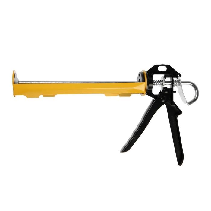17100926_big Пистолет для герметика ТУНДРА, полуоткрытый, круглый шток, 225 мм — изображение 2