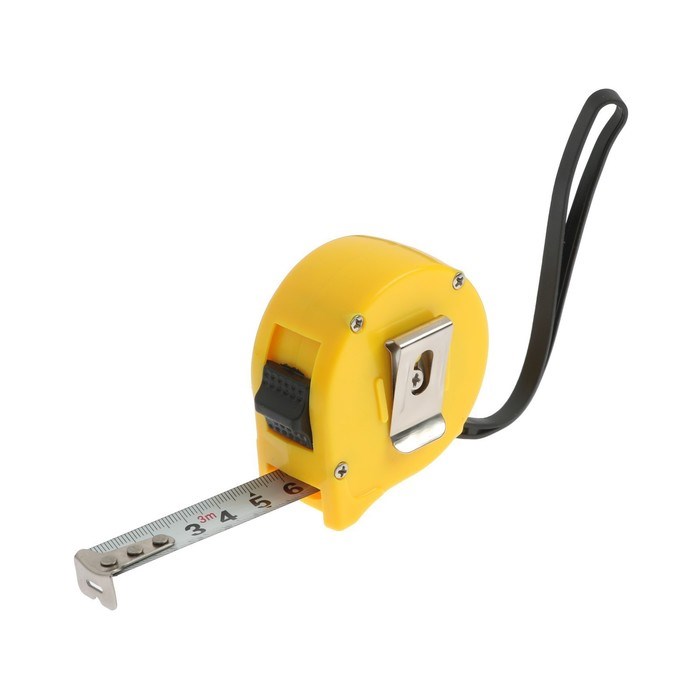 17103517_big Рулетка ТУНДРА, пластиковый корпус, 2 фиксатора, 3 м х 16 мм — изображение 4