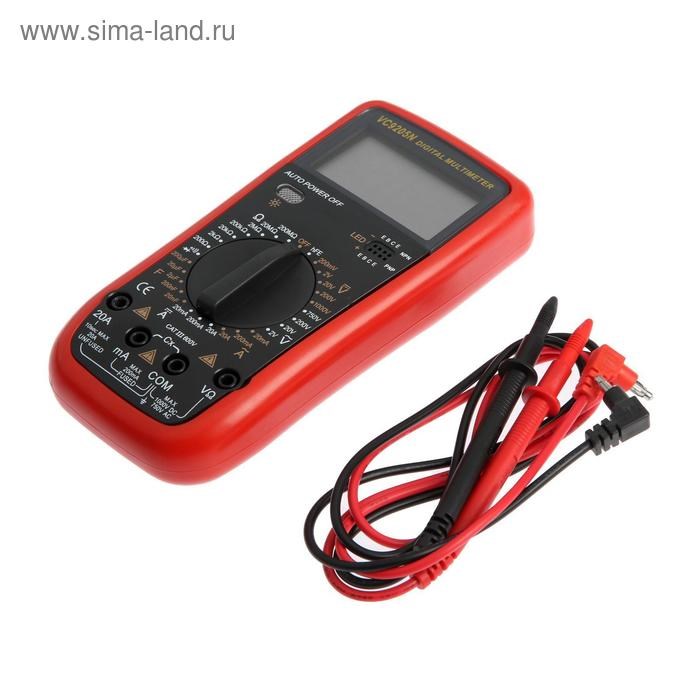 17104867_big Мультиметр ТУНДРА, VC9205N, ACV/DCV, ACA/DCA, 200-200MΩ, 20nF-200mF, прозвон — изображение 6