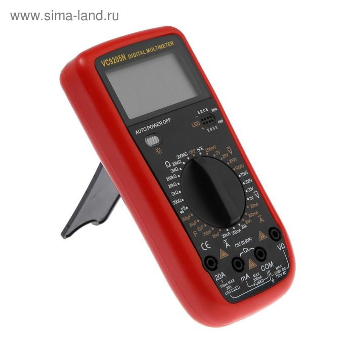 17104870_big Мультиметр ТУНДРА, VC9205N, ACV/DCV, ACA/DCA, 200-200MΩ, 20nF-200mF, прозвон — изображение 9