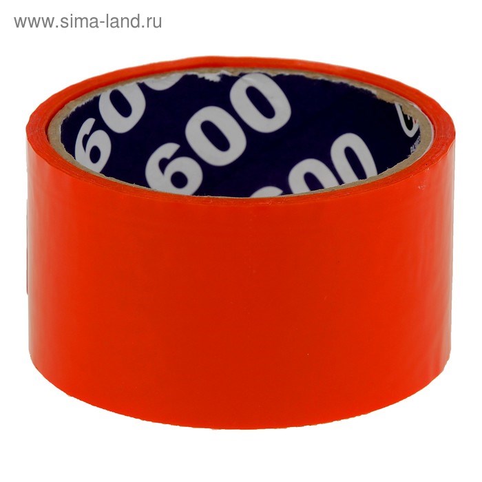 Клейкая лента упаковочная 48 мм х 24 м, 45 мкм UNIBOB (оранжевая)