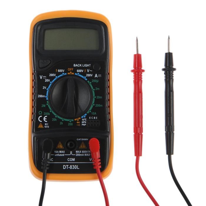 17109987_big Мультиметр ТУНДРА, DT-830L, ACV/DCV, DCA, 200-2МΩ, прозвон, подсветка — изображение 8