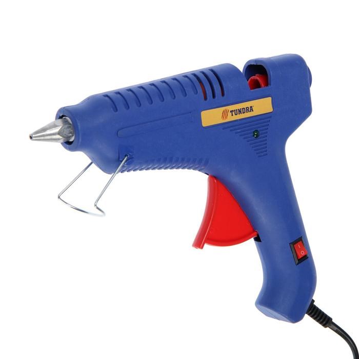 17115433_big Клеевой пистолет ТУНДРА, 60 Вт, 220 В, шнур 1.2 м, выключатель, индикатор, антикапля, 11 мм — изображение 5