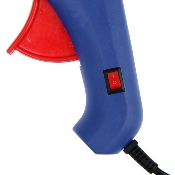 17115437_big Клеевой пистолет ТУНДРА, 60 Вт, 220 В, шнур 1.2 м, выключатель, индикатор, антикапля, 11 мм — изображение 9