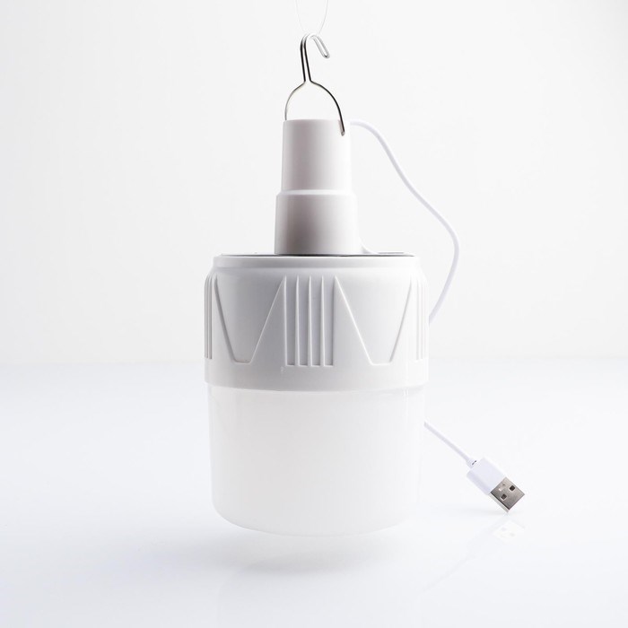 17118021_big Фонарь кемпинговый аккумуляторный, 12 Вт, 1200 мАч, 24 LED, 5 режимов, солнечная батарея, 16.5 х 8.5 — изображение 2