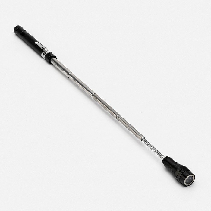 17121333_big Фонарь телескопический с магнитом, LR44 4 шт, 3 диода по 0.5 Вт, 56.5 см — изображение 2