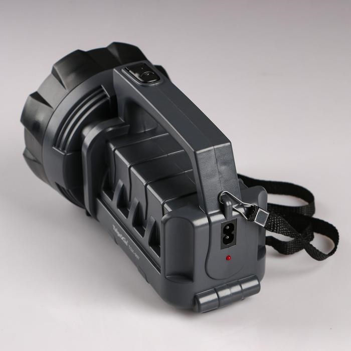 17121346_big Фонарь ручной аккумуляторный 20 Вт, 5000 мАч, 8 ч работы, 2 режима, дальность 100 м — изображение 2