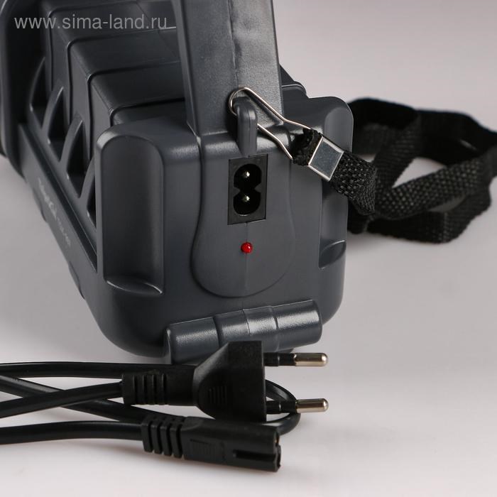 17121348_big Фонарь ручной аккумуляторный 20 Вт, 5000 мАч, 8 ч работы, 2 режима, дальность 100 м — изображение 4