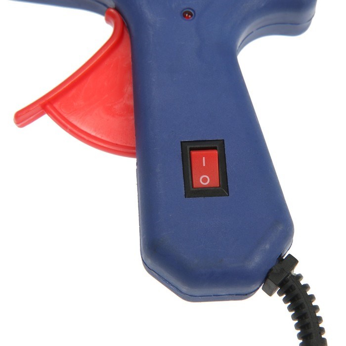 17130446_big Клеевой пистолет ТУНДРА, 30 Вт, 220 В, выключатель, индикатор, антикапля, шнур 1.2 м, 7 мм — изображение 10