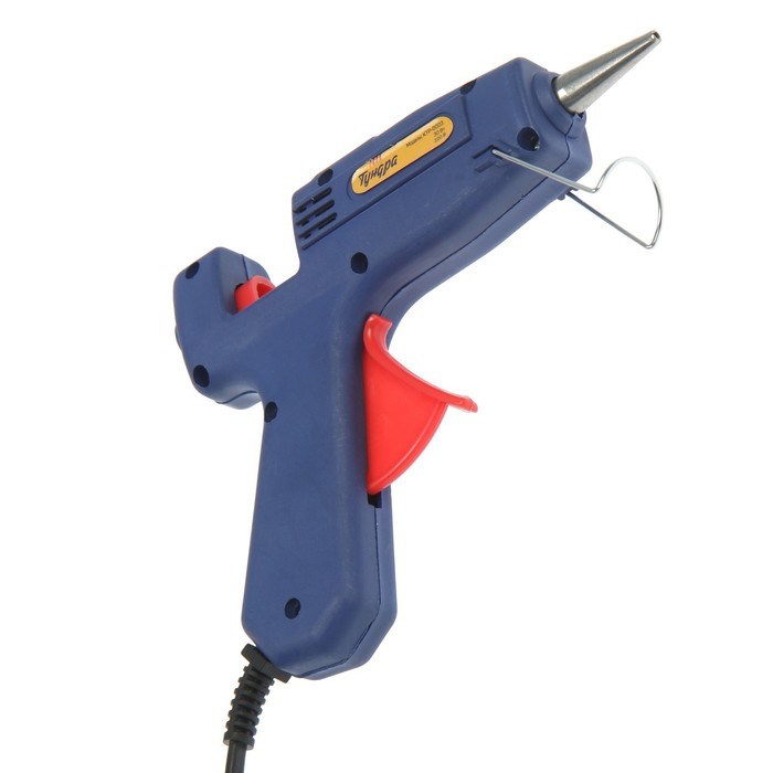 17130447_big Клеевой пистолет ТУНДРА, 30 Вт, 220 В, выключатель, индикатор, антикапля, шнур 1.2 м, 7 мм — изображение 11